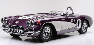 Purple People Eater Corvette races to auction