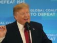 Trump sees total rout of Islamic State group as imminent