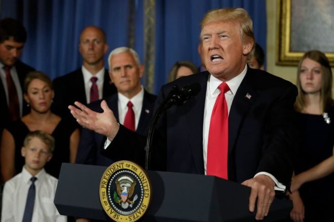 Trump says no healthcare vote until after 2020 election